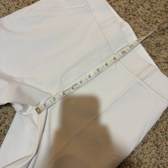 Spanx On-The-Go Slim Straight Leg Pants Classic White Dress Pant - Picture 13 of 14